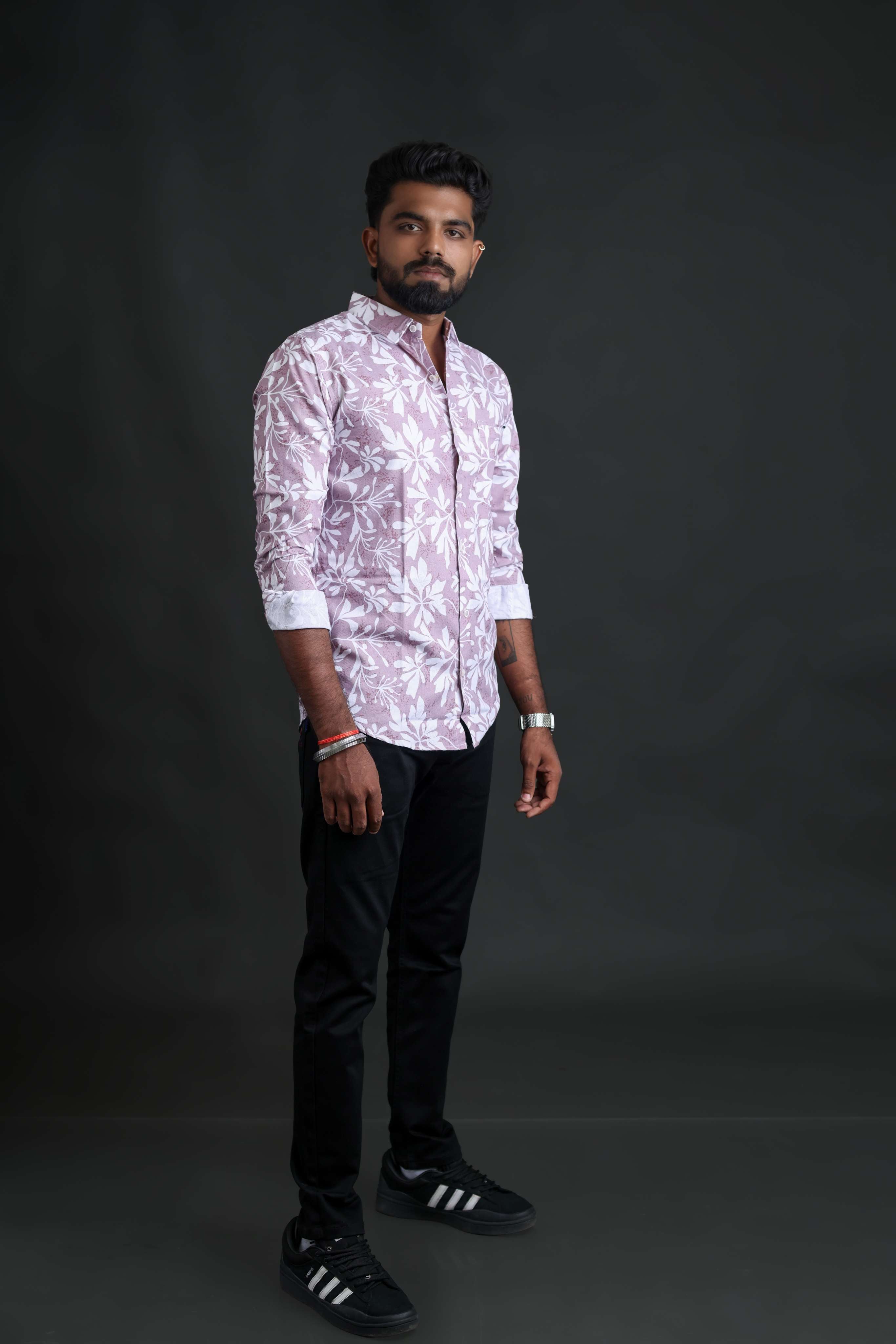 Flower print shirt