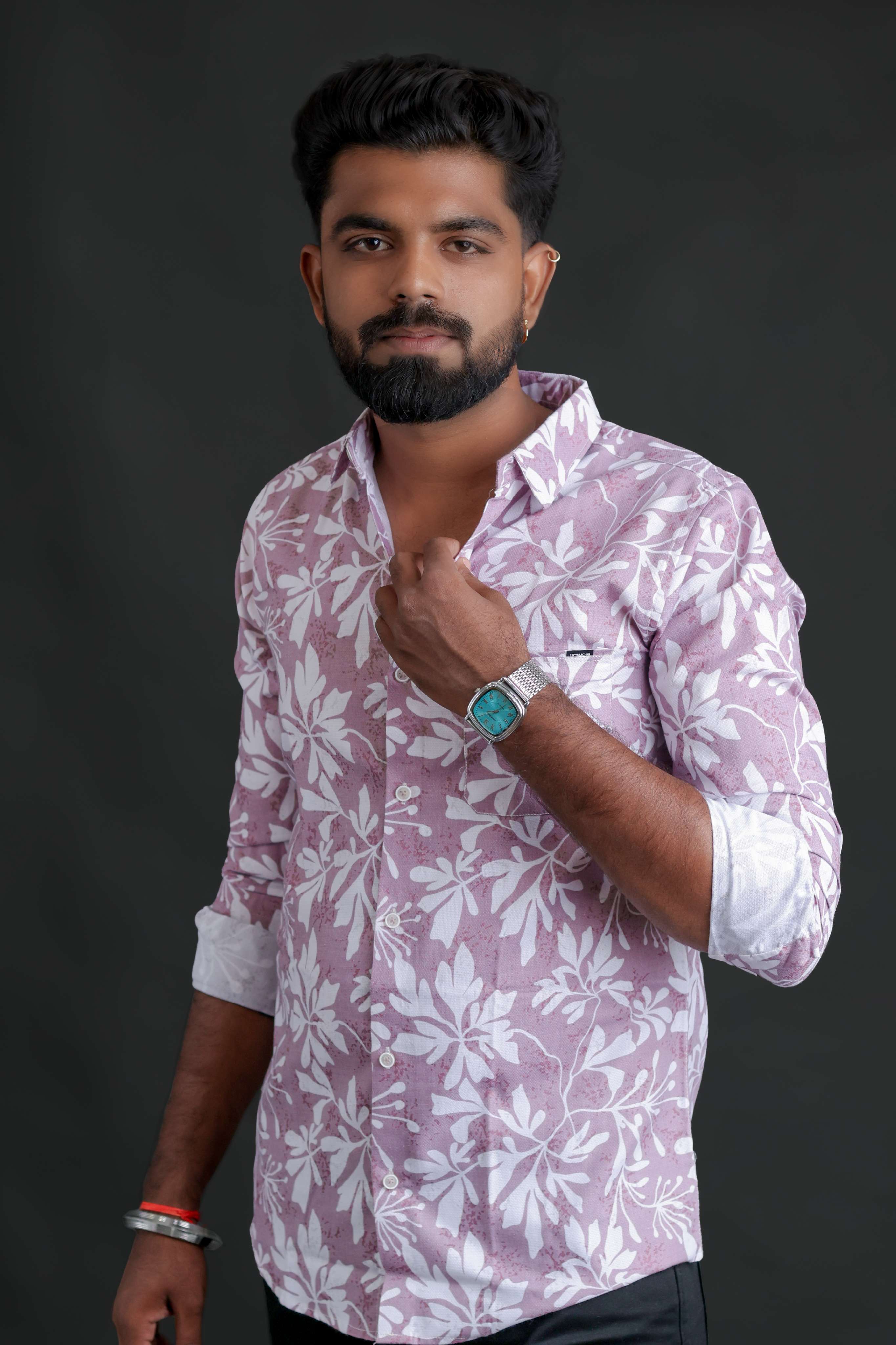Flower print shirt