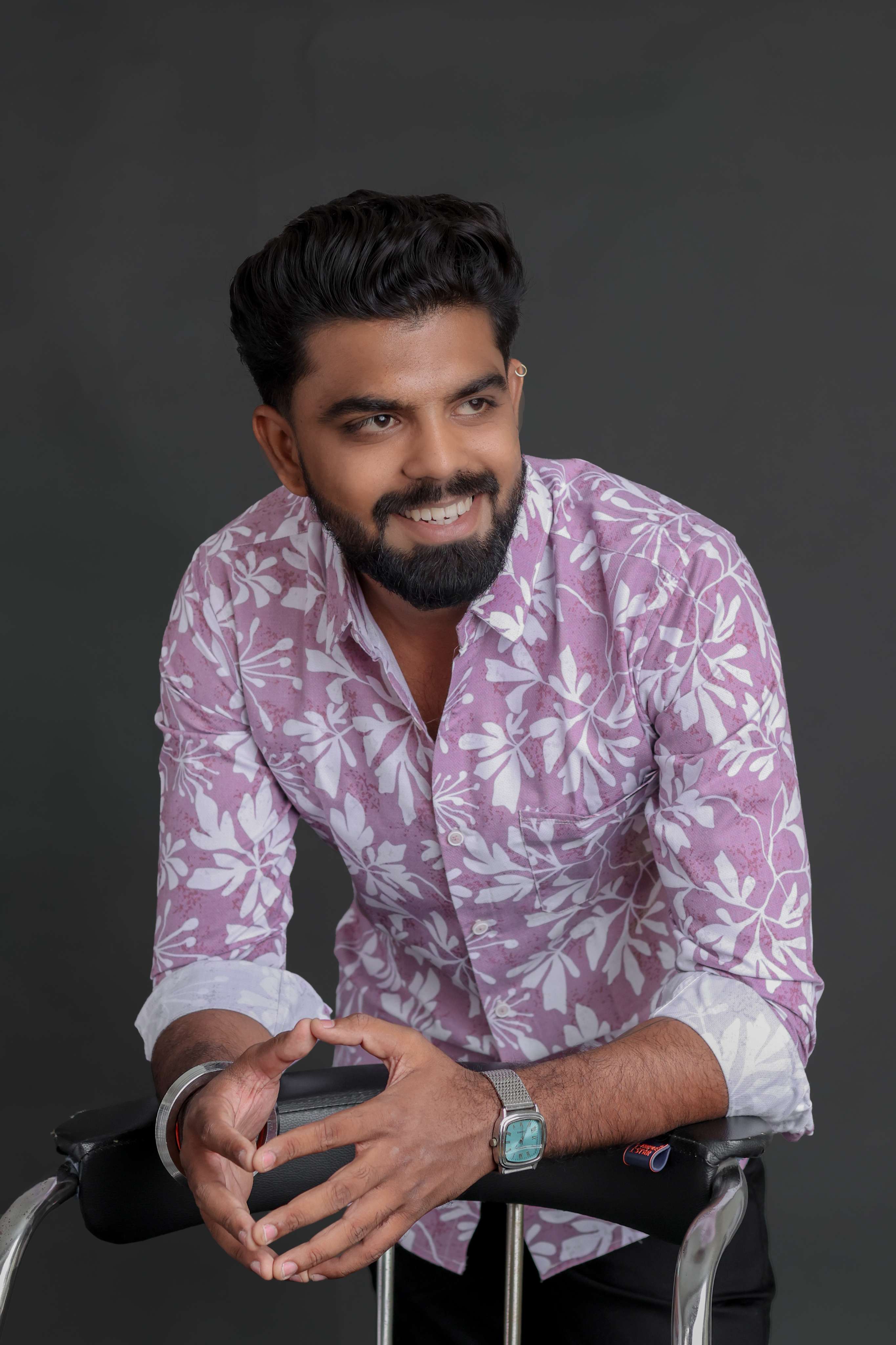 Flower print shirt
