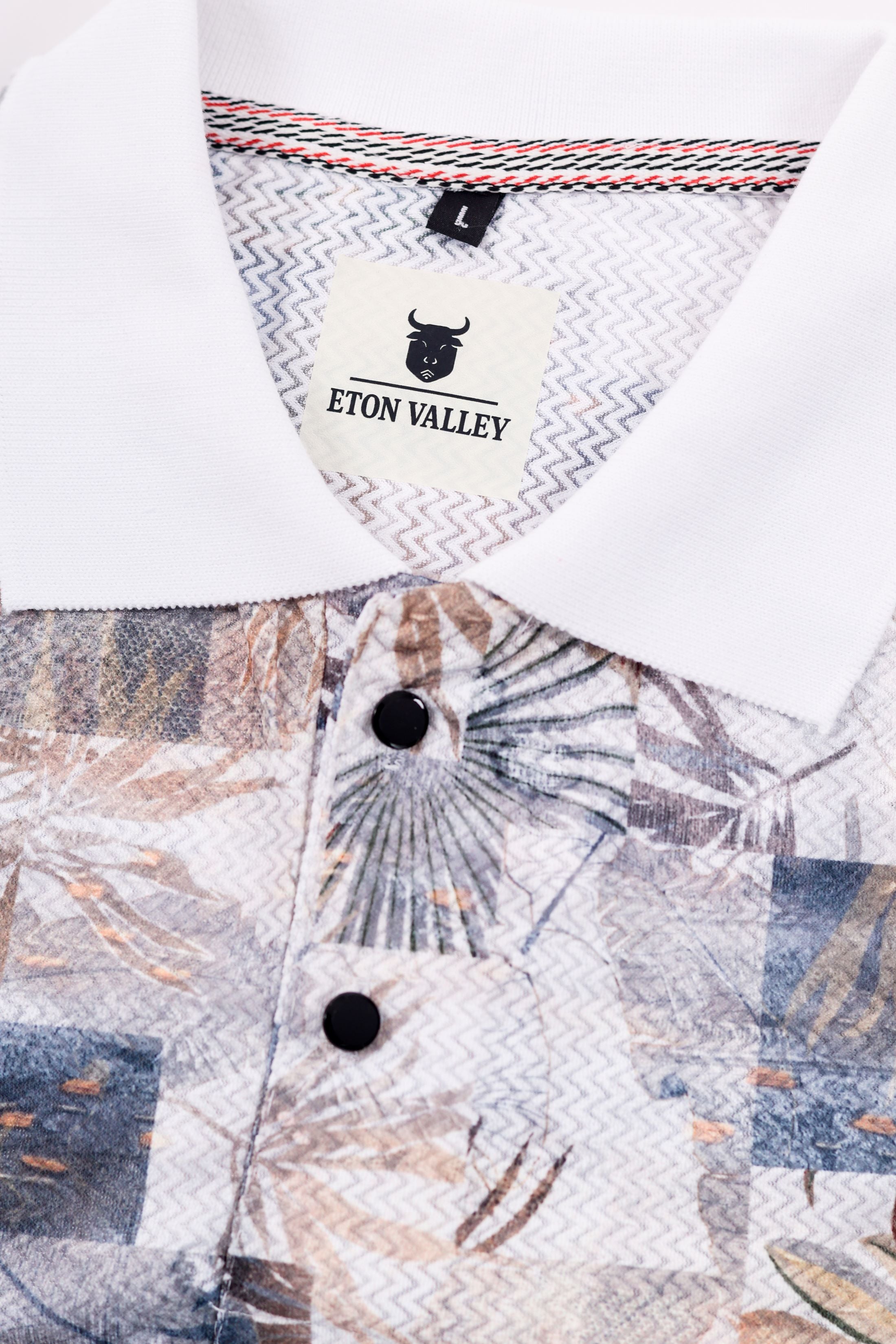 Dark Print Polo T-shirt
