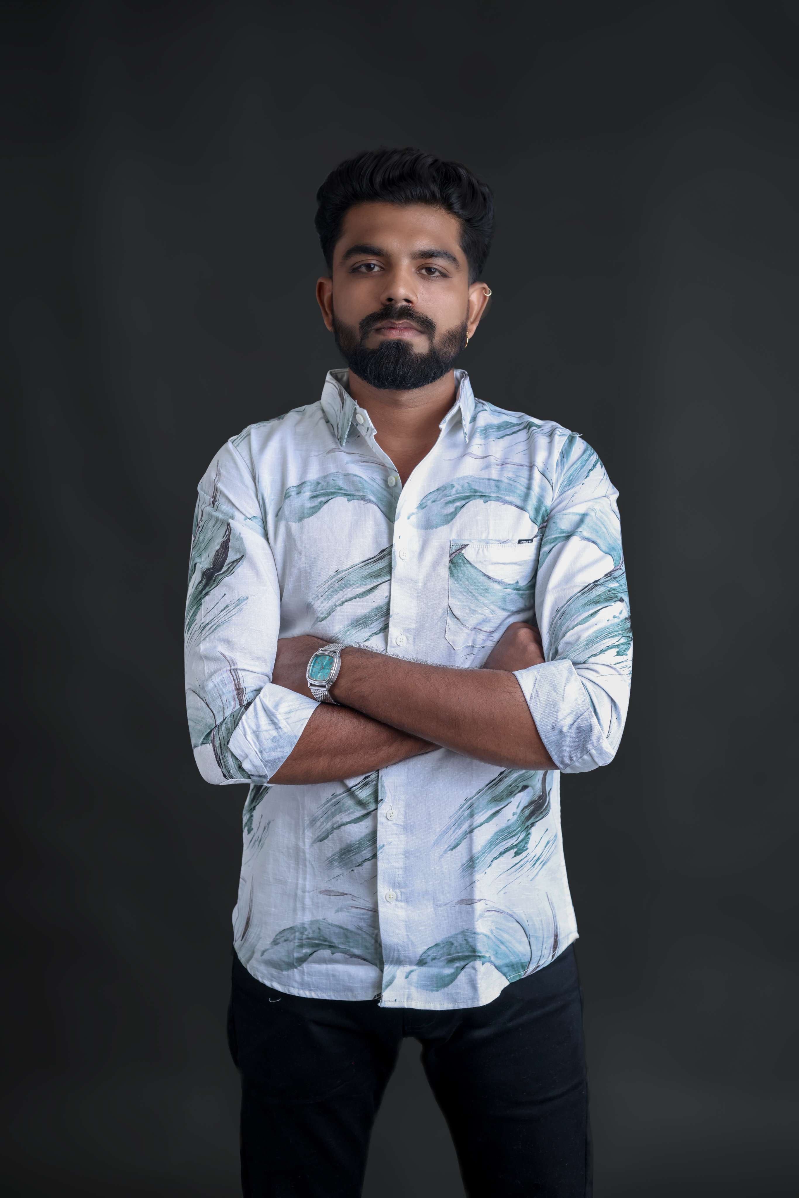 Green Graphic shirt