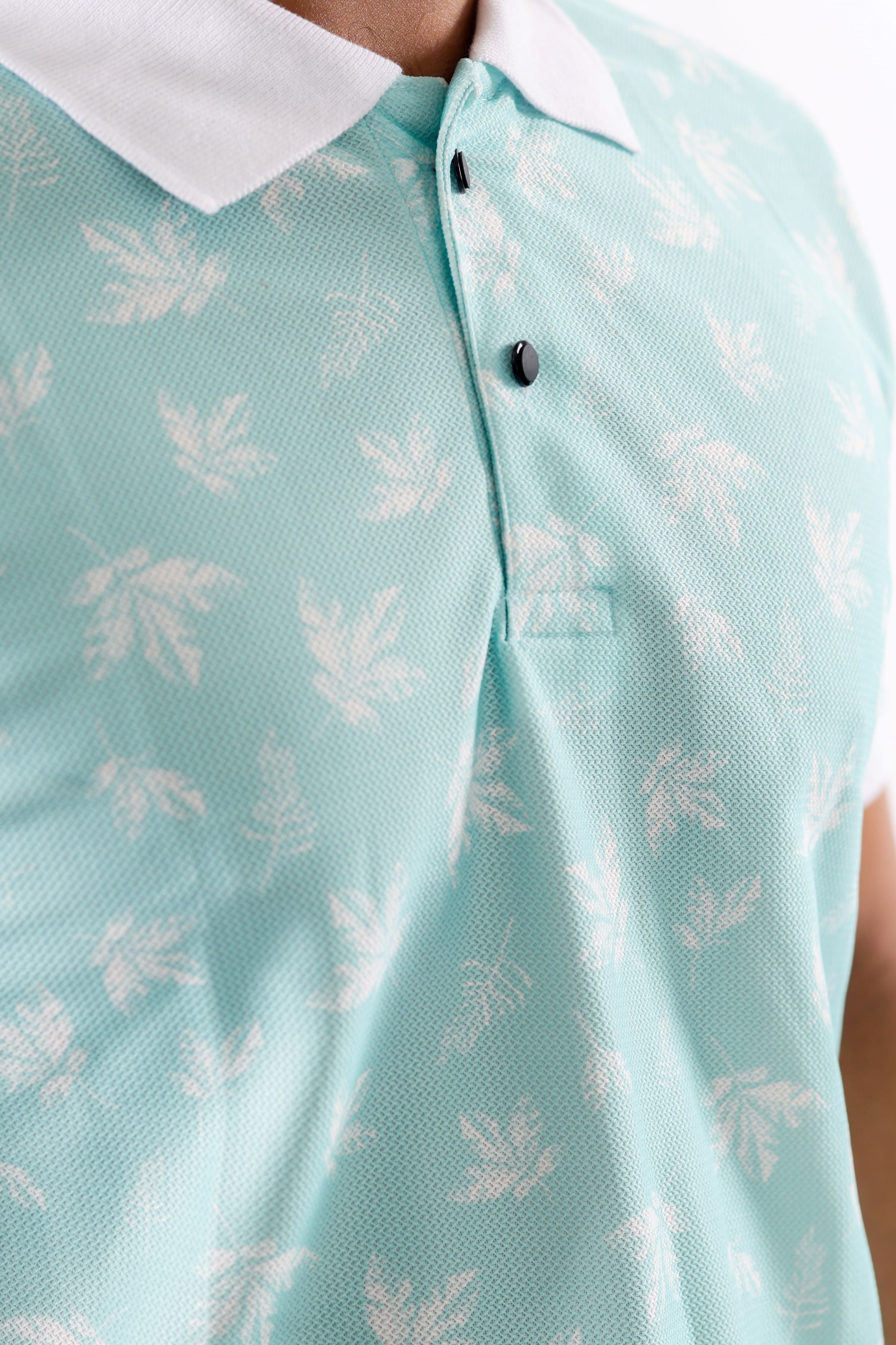Light Blue Flower Print