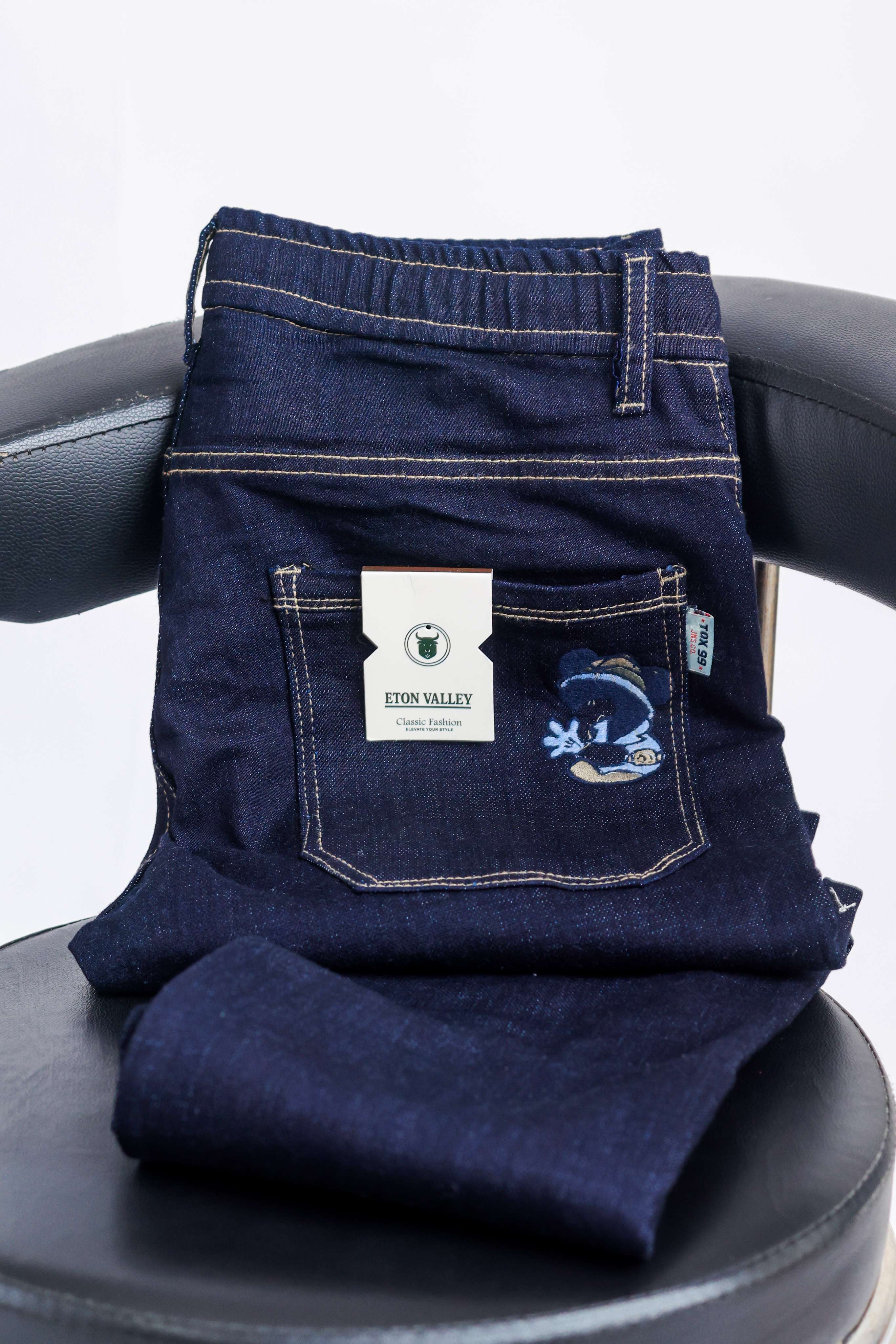 Raw wash jeans