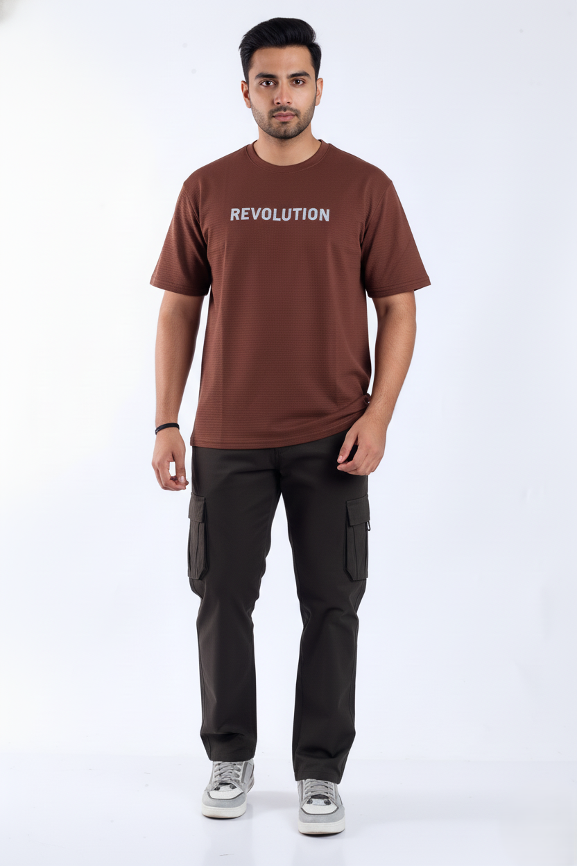 Relaxed fit stretch cargo