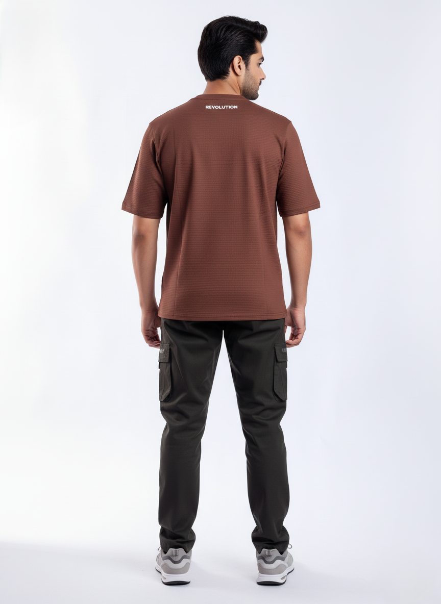 Relaxed fit stretch cargo