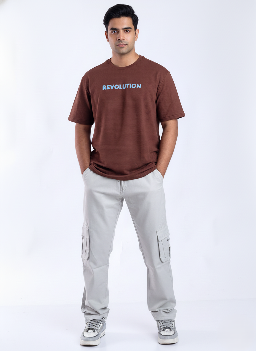 Relaxed fit stretch cargo