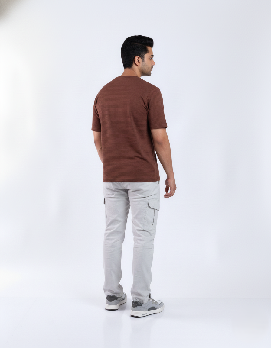 Relaxed fit stretch cargo
