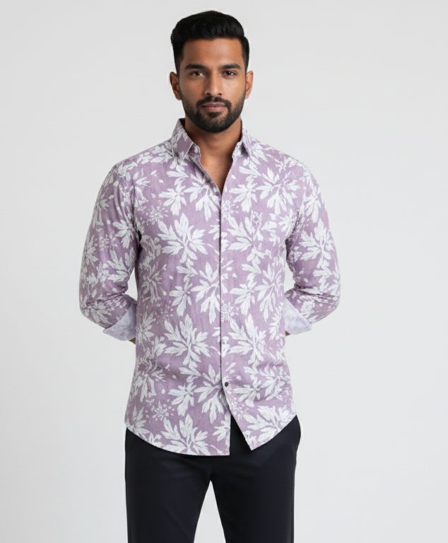 Flower print shirt