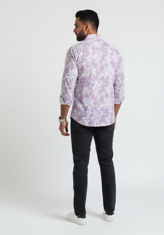 Flower print shirt
