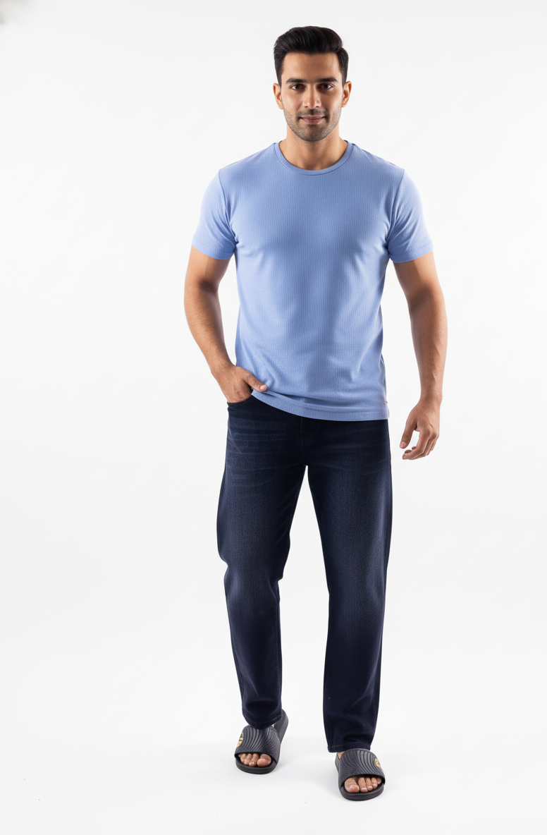 IRON FADE STRAIGHT FIT JEANS