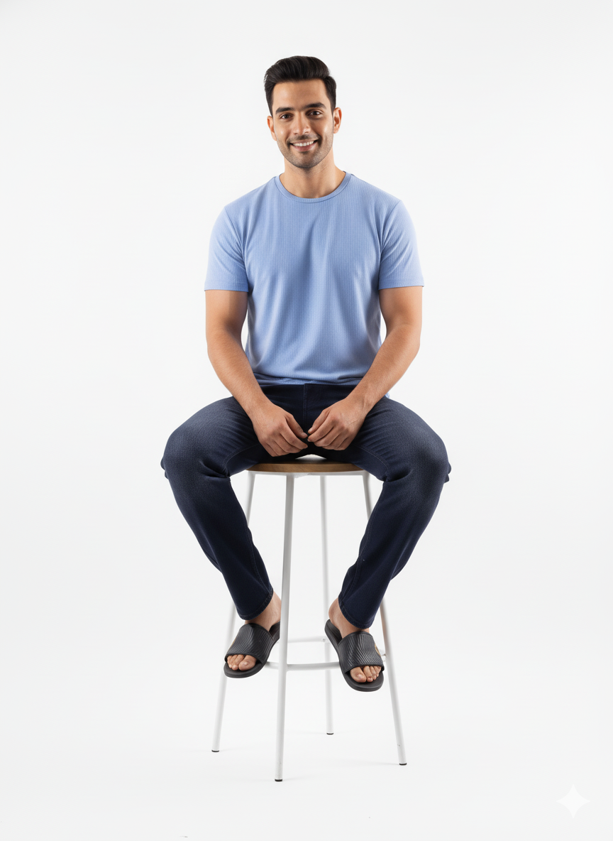 IRON FADE STRAIGHT FIT JEANS