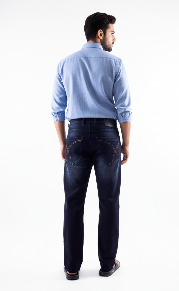 IRON FADE STRAIGHT FIT JEANS