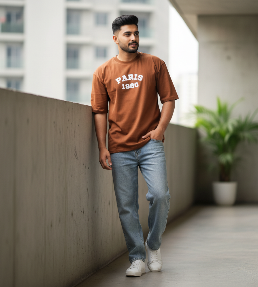 PARIS Oversized t shirt