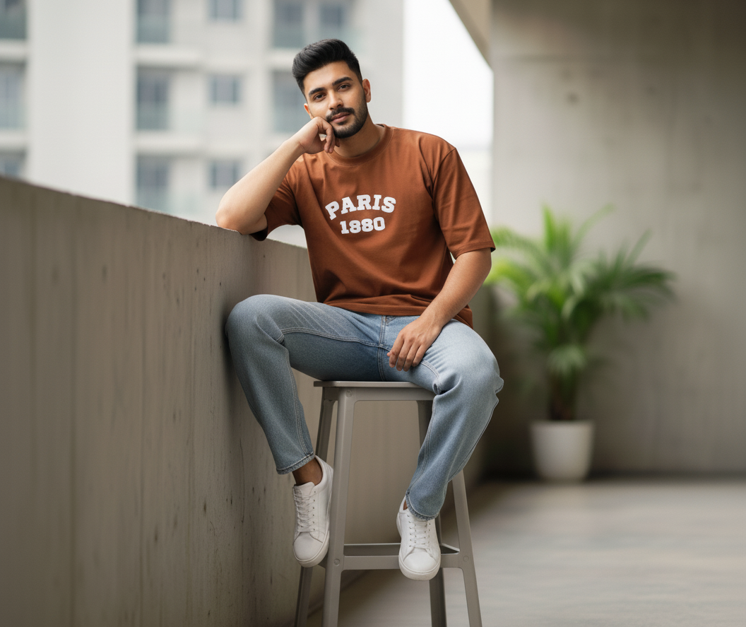 PARIS Oversized t shirt