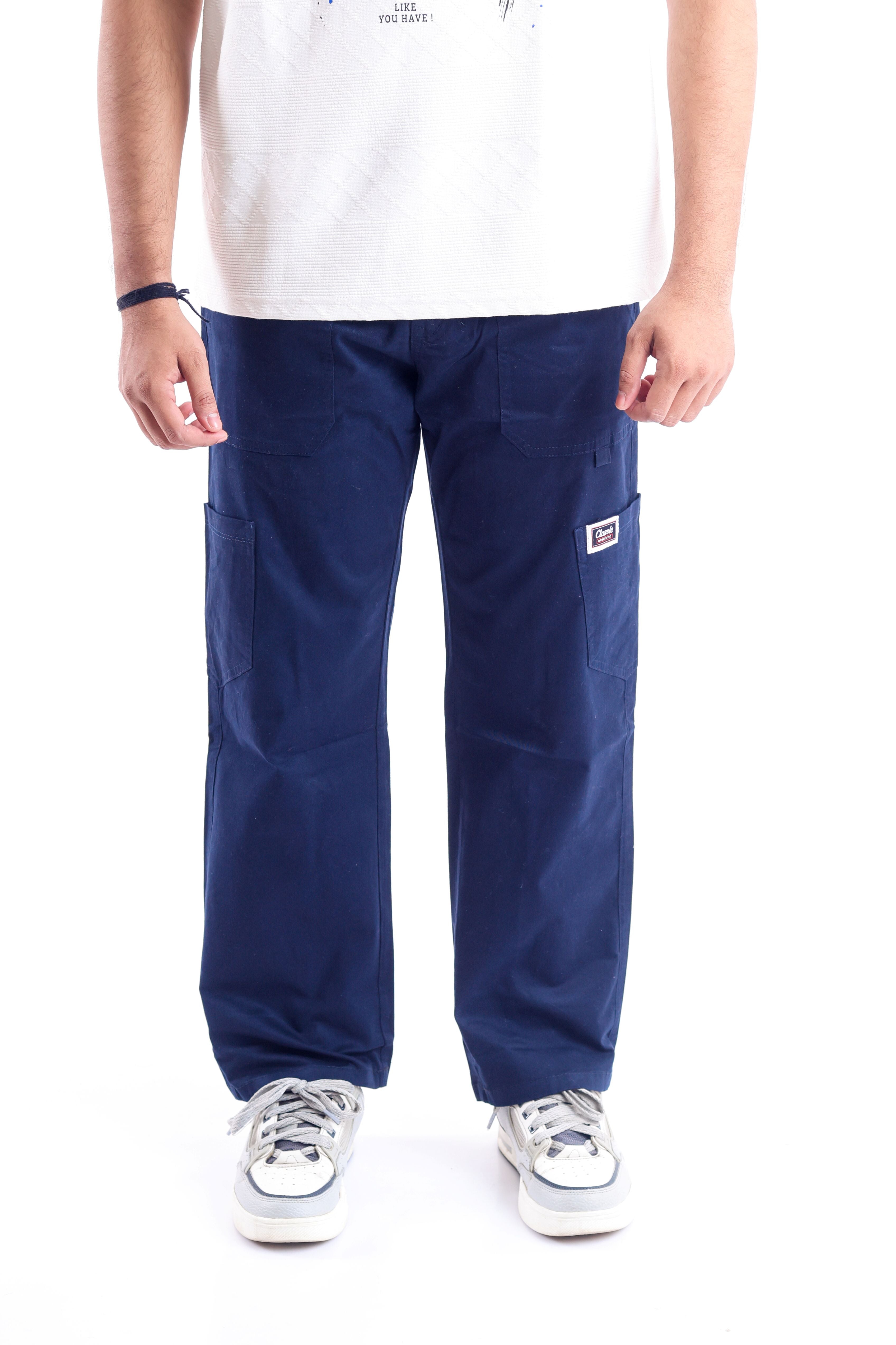 Twill baggy pants