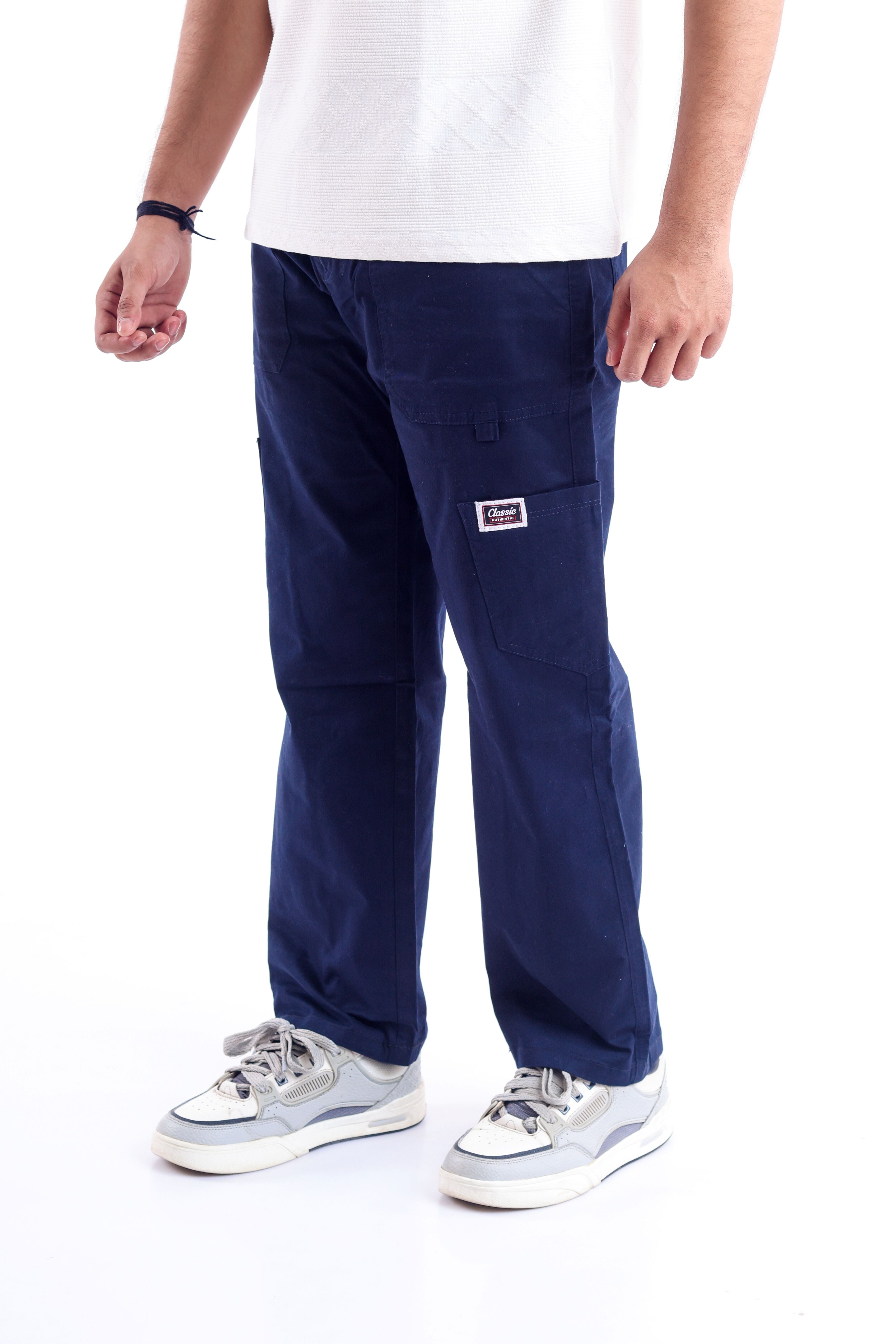Twill baggy pants