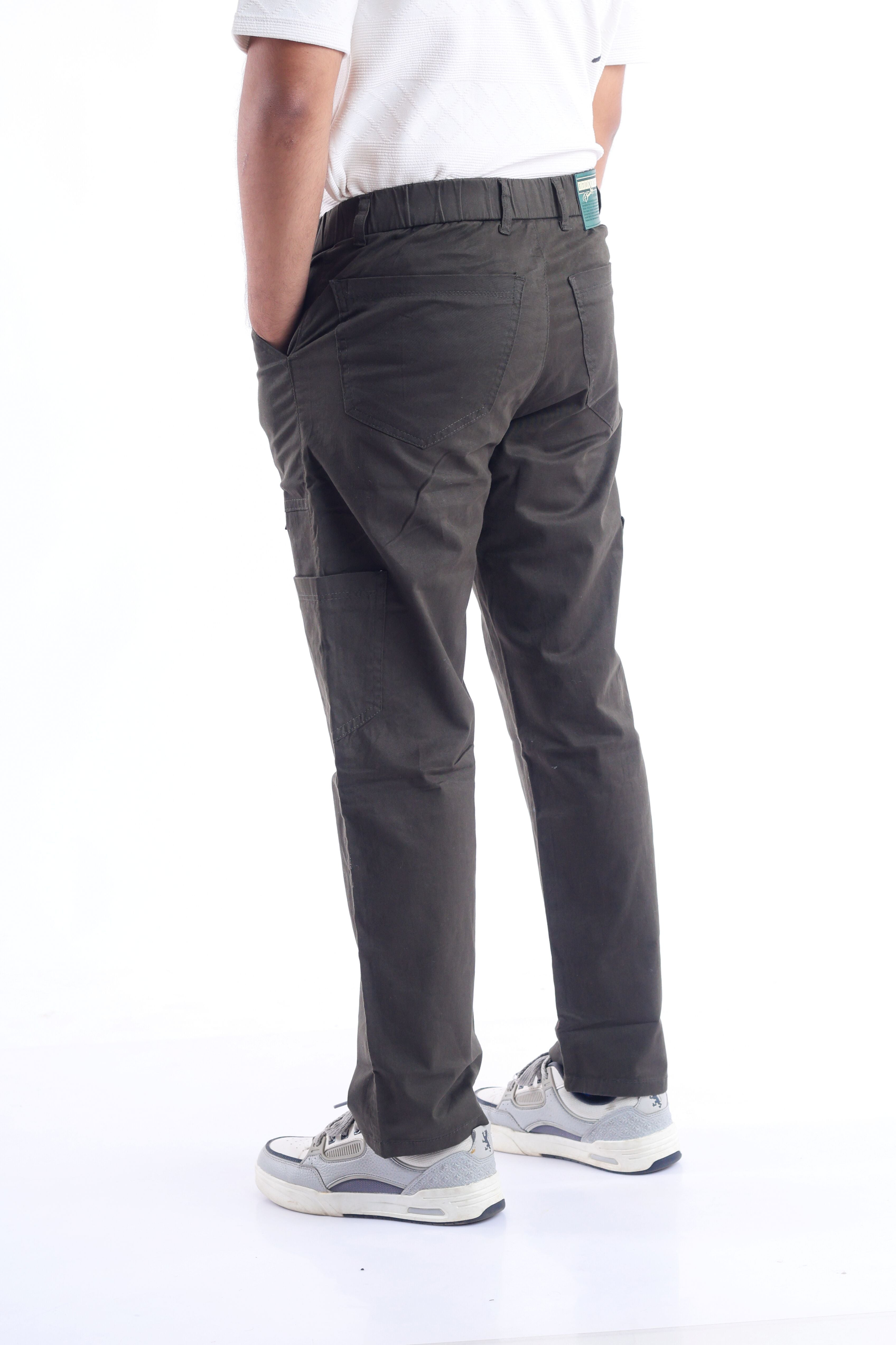 Twill baggy pants